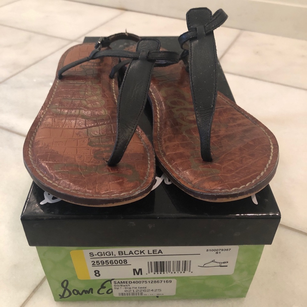 Sam Edelman | Shoes | Sam Edelman Gigi Sandals In Metallic
